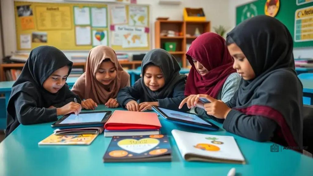 Adaptive e-learning for refugee students: effective strategies