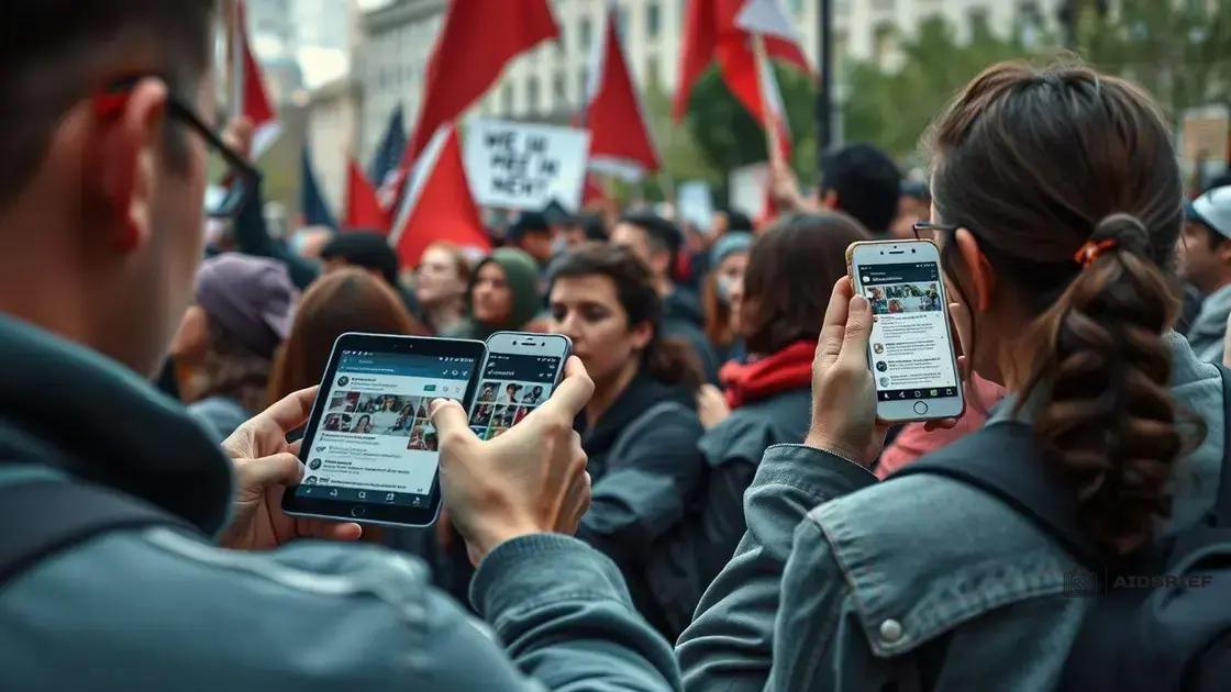 The role of social media in protest coverage