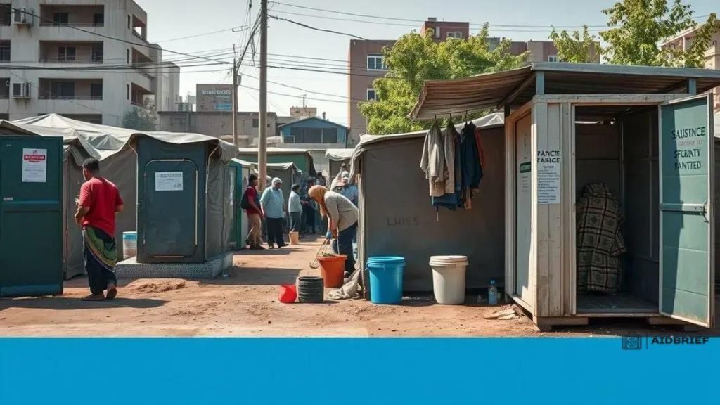 Innovative sanitation solutions in urban refugee camps