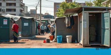 Innovative sanitation solutions in urban refugee camps