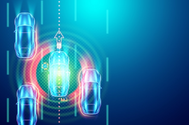 An illustration depicting various industries (finance, healthcare, logistics) interconnected by glowing quantum circuits, symbolizing the widespread impact of quantum computing.