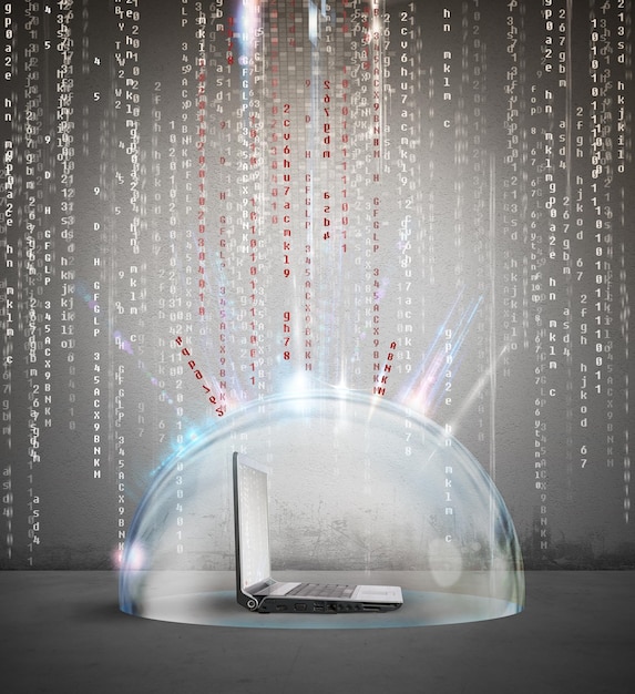 A conceptual image showing a network of interconnected devices with a central server protected by a digital shield, representing the importance of data encryption and secure network infrastructure.