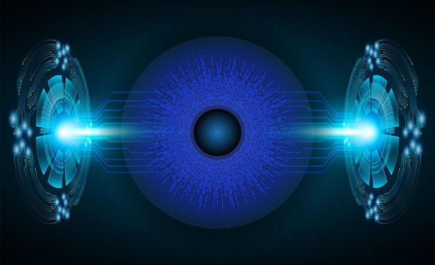 A diagram illustrating the human eye and how blue light from digital screens penetrates the eye and affects the brain's production of melatonin, highlighting the importance of protecting the eyes from excessive blue light exposure.