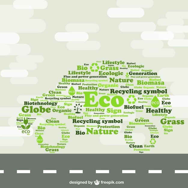 A visual representation of various activities contributing to a carbon footprint, such as driving a car, using electricity, eating meat, and buying new products, contrasted with sustainable alternatives like biking, solar panels, a vegetarian meal, and buying used items.