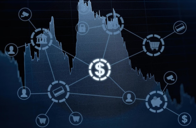 A graphic illustrating the relationship between the Federal Reserve, banks, consumers, and businesses with arrows showing the flow of funds and the impact of interest rate changes.