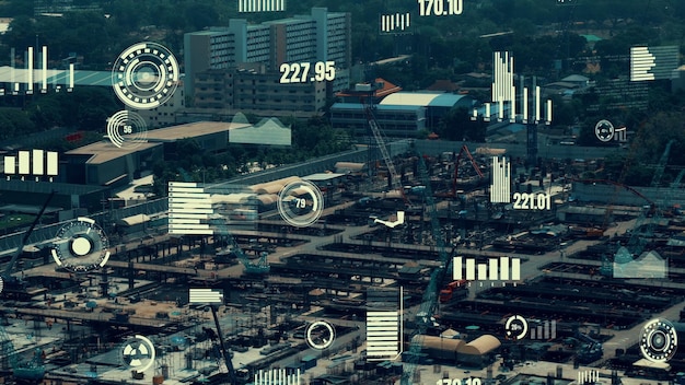 A graph showing the increasing adoption of automation technologies across various industries in the United States over the past decade.