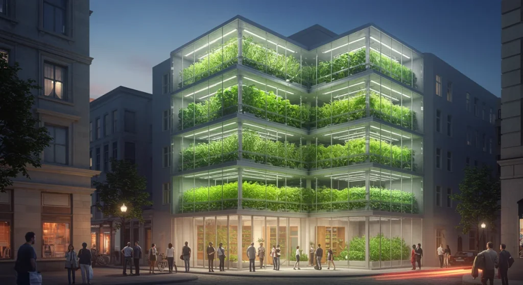 Vertical Farms: Urban Fresh Produce & 30% Access by 2025