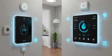 Smart Home Integration: Maximizing Energy Efficiency by 25% in 2025 Through AI AI-powered smart home dashboard displaying energy savings