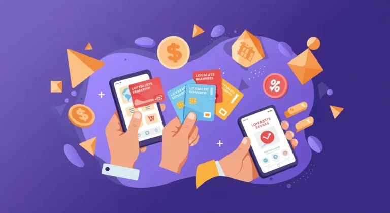 Hands holding loyalty cards and a smartphone, symbolizing smart savings with 2026 loyalty programs.
