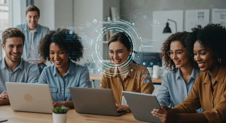 Professionals learning in-demand tech skills through free online certifications in 2026