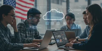 Students learning cloud computing online with U.S. recognized certificate goal