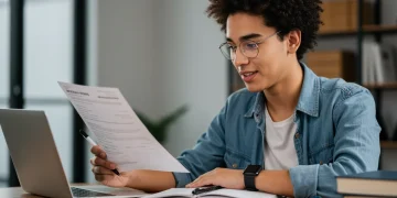 Scholarship Application 2026: Boost Your Chances by 20% Student preparing winning scholarship application for 2026