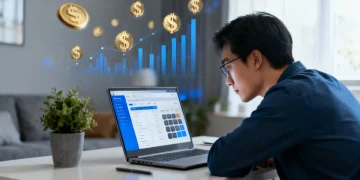 Person learning free accounting software certification online in 2026