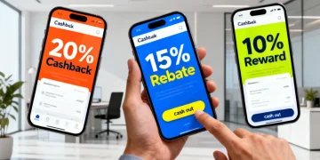Comparison of top cashback sites interfaces on mobile phones, with a focus on earning potential and financial impact in 2026.