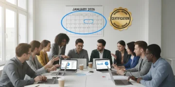 Professionals learning free digital marketing certifications with 2026 deadline