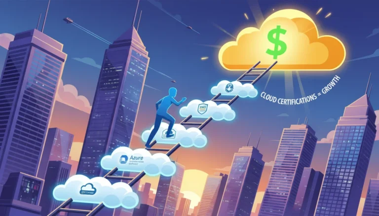 Financial growth path with free cloud computing certifications